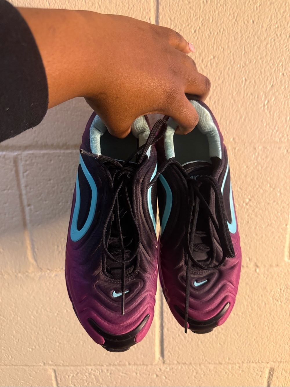 Nike Gradient Purple with Teal Accent Running Shoes